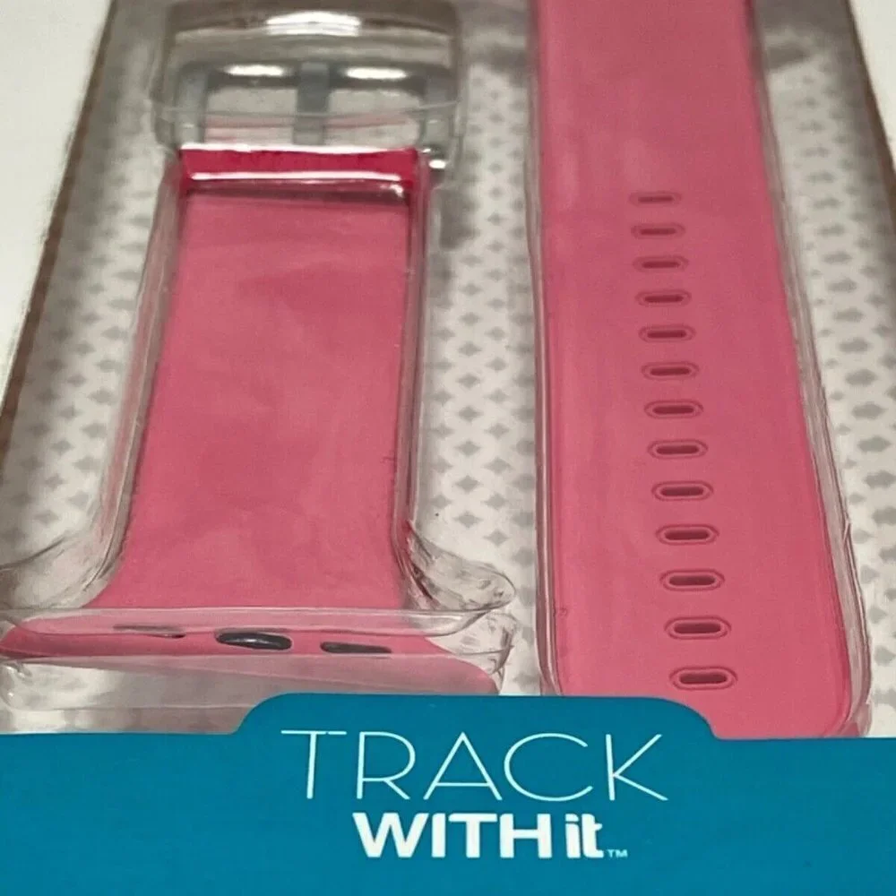 2016 With It • Pink Designer Watch Band Track • It For Use With 42MM Apple Watch